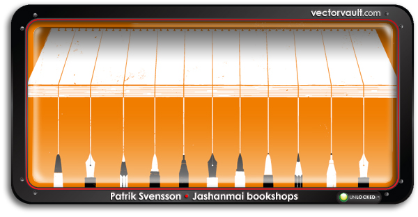 3-vector-art-Jashanmai-bookshops-Patrik-Svensson Patrik Svensson vector illustration book genre Jashanmai bookshops