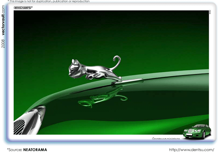 jaguar baby car logo advertisement dentsu auto vectorvault free vector files free vector free vector images