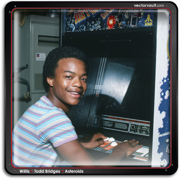 todd-bridges asteroids-vector-video-game-retro-arcade