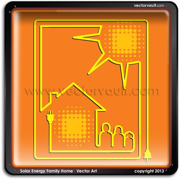 buy-vector-Solar-Energy-Family-Home-search-vector-free-vector