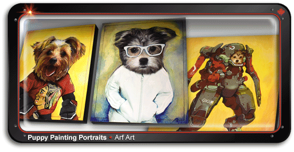 custom-dog-portraits-painting-collage-adam-jarvis-toronto-Creative-Director